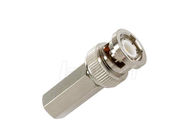 Waterproof RG6 RG59 RG58 Coaxial Cable Compression BNC Connector For RF