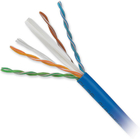 Lan Cable Pure Copper Cat6 UTP 23AWG HDPE Insulation PVC Jacket