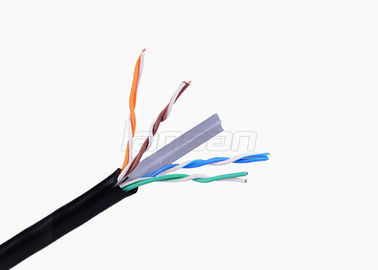 Unshield CM CMR Rated Cat6 UTP Cable , PVC Jacket Ethernet Cat6 Cable