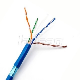 Network 1000VDC HDPE Cat6 Lan Cable ETL FTP 4 Pair Shielded CCA Al Mylar